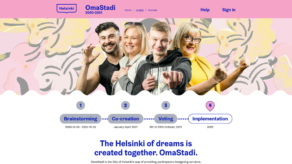 Helping Helsinki citizens to decide how to spend millions of euros